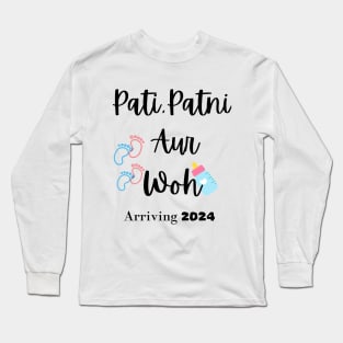 Desi Pregnancy Announcement Long Sleeve T-Shirt